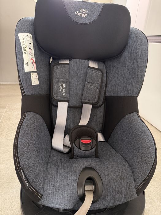 Детско столче за кола i-SIZE Britax Romer Dualfix, 40-105 см, Синьо