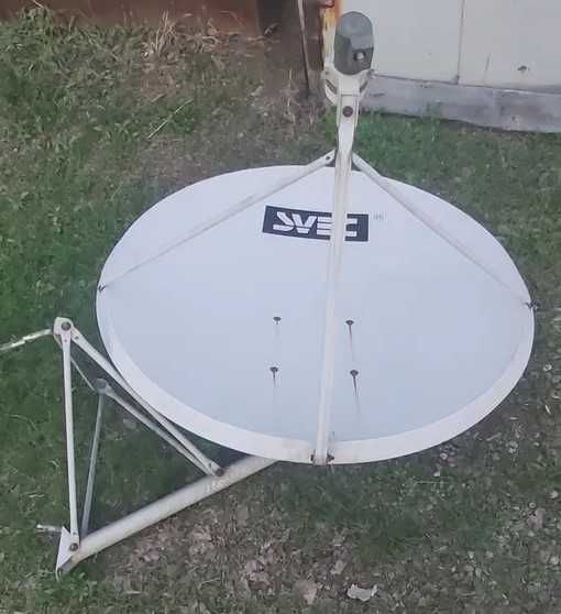 Спутниковая антенна с ресивером