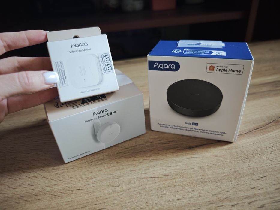 Aqara Smart Home комплект – Hub M2 + Presence Sensor FP2 + Vibration