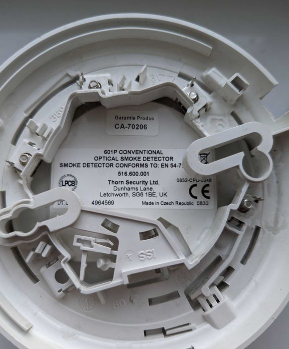 Thorn UK 2 detectoare de fum pentru centrala incendiu