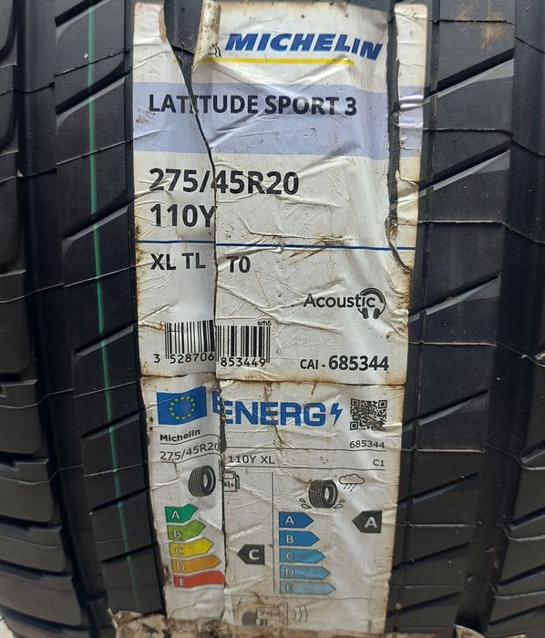 275/45 R20 110Y XL Michelin Latitude Sport³ TO Acustic vară