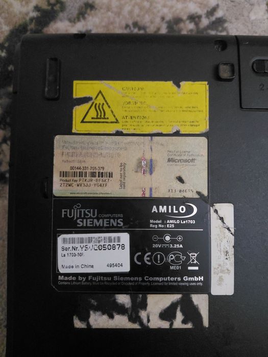 Laptop Fujitsu Siemens