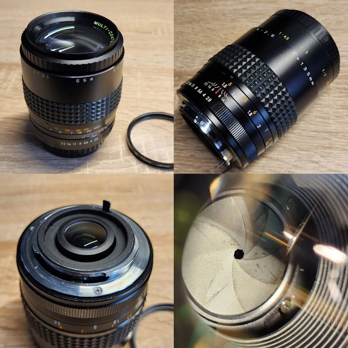 lot obiective + teleconvertoare + tuburi macro diverse monturi