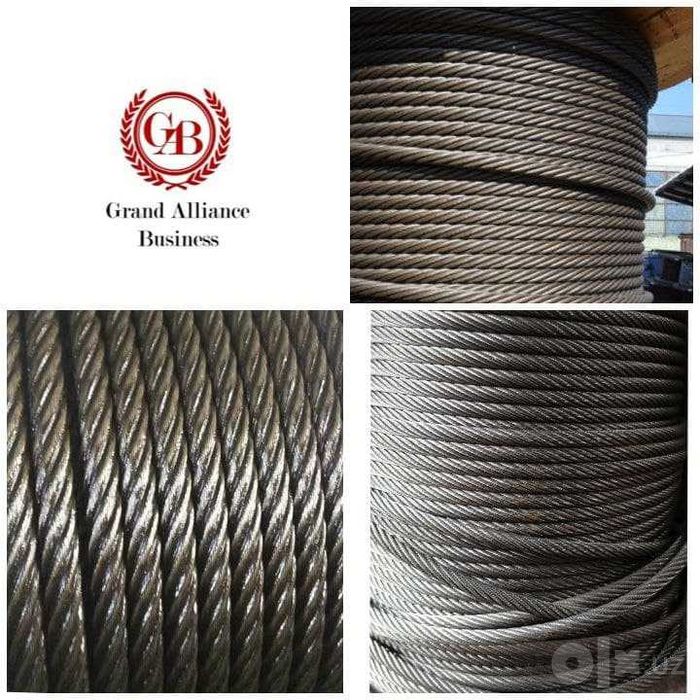 Канат стальной и тросс