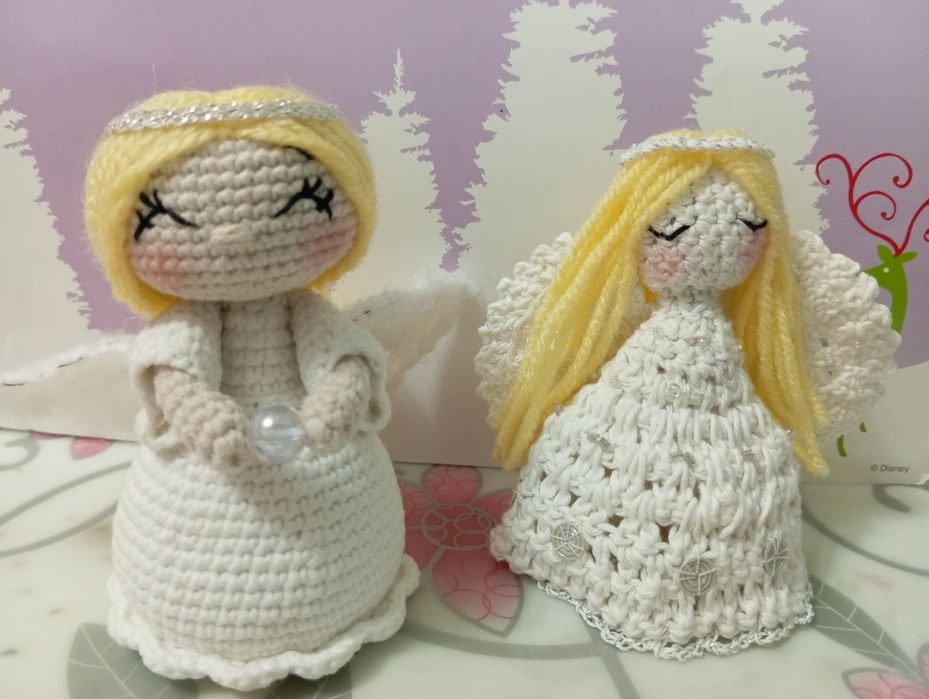 Ангелочки и собачка Варежка.