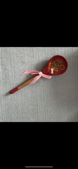 Чаша, ложка деревянные