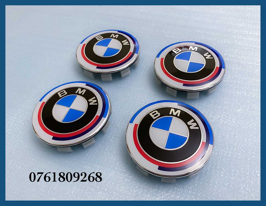Set 4 capace 68mm model aniversar jante aliaj BMW seria 1 2 3 4 5 6 7 X1 X3 X5 X6