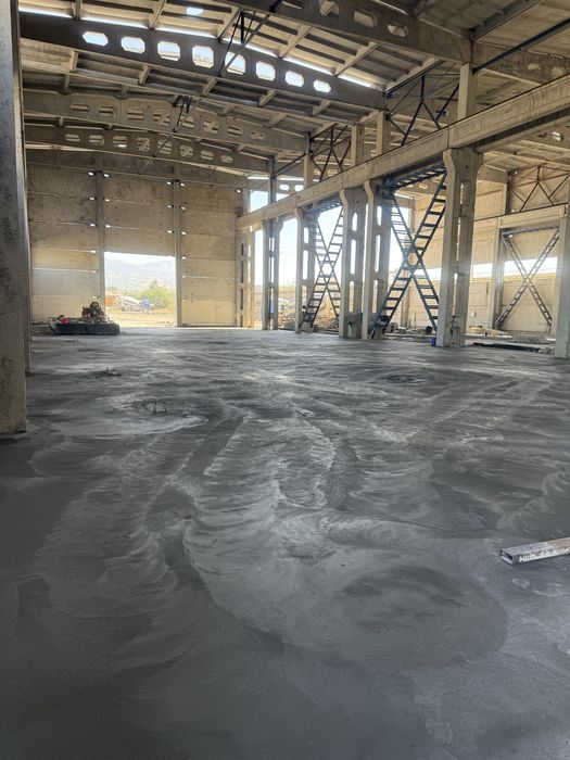 Услуга промышленного бетонного пола |