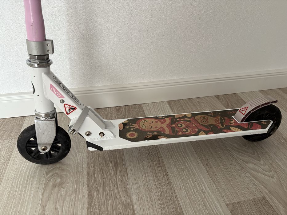 Trotinetă OXELO copii - fete- roz -achizitie DECATHLON