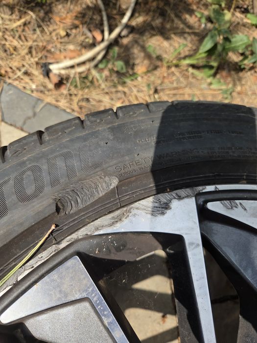 Roata janta bicolor Audi A6 C8 245 45 R19 cu janta zgariata