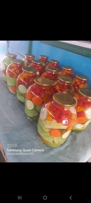 Мариную огурцы помидоры и т.д