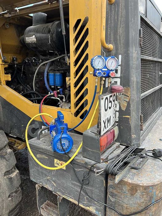 Заправка кондиционеров CAT. JCB. Hydromek. Hitachi, Liugong
