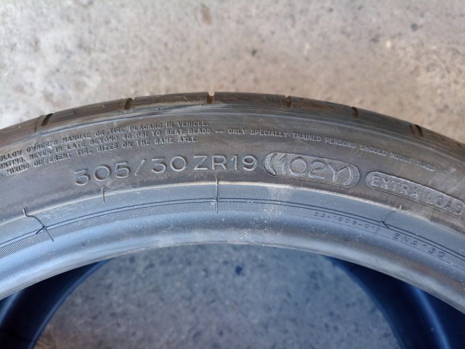 2 anvelope de vara NOI Michelin 305/30 R19