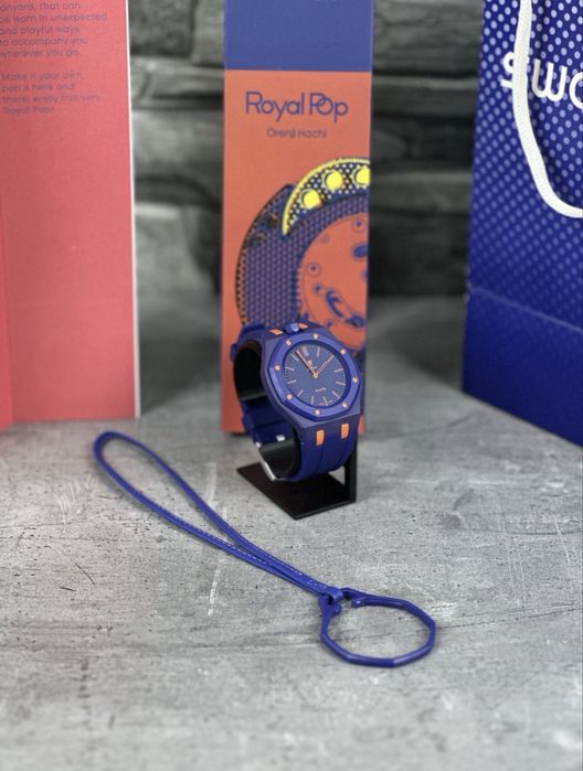 Ceas Ap X swatch Orenji Hachi Full box cu brǎțarǎ