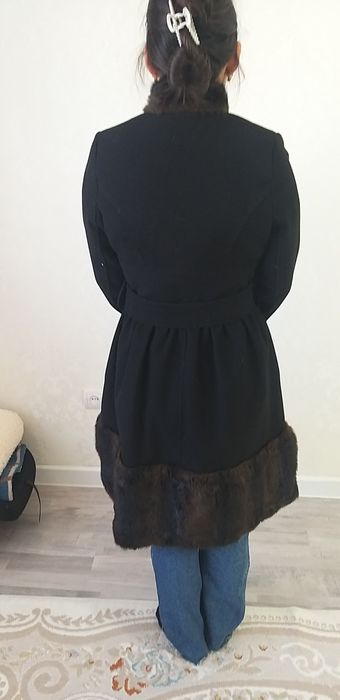 Пальто   с  мехом