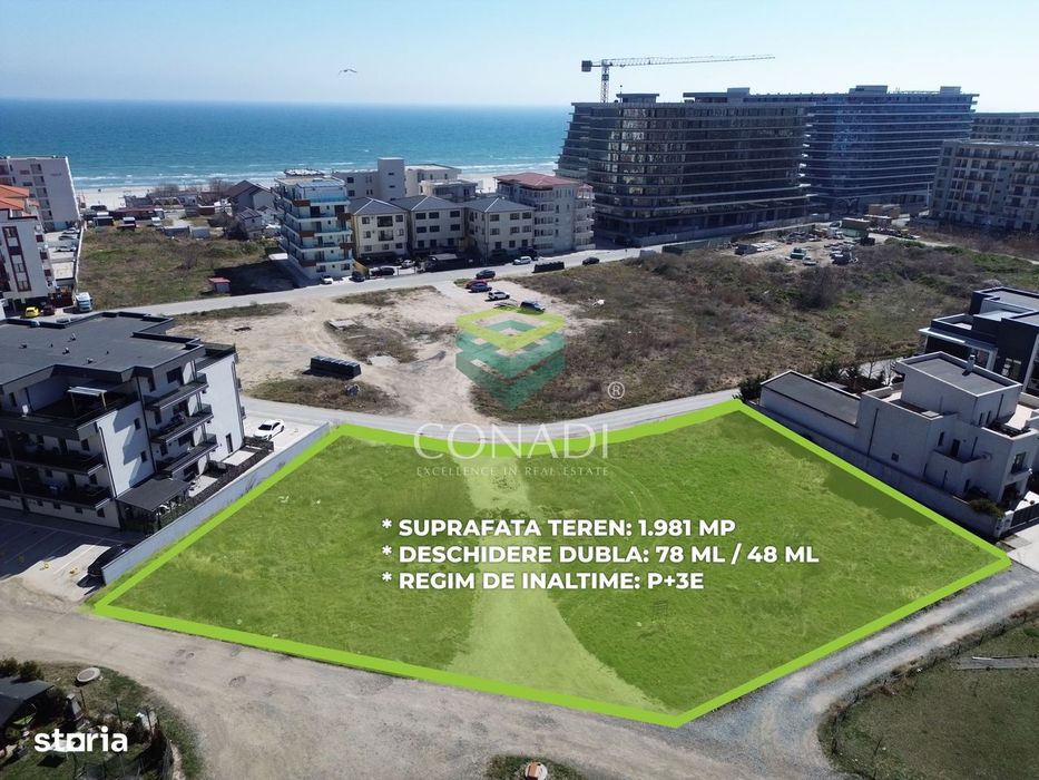 Teren de vanzare in Mamaia Nord - la 200 m de plaja!