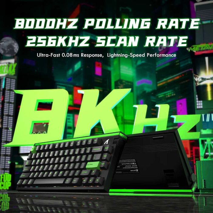 ATTACK SHARK R85 HE Magnetic (black) Игровая магнитная клавиатура