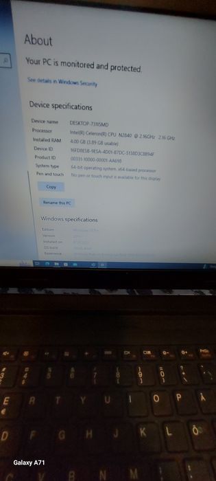 Laptop. Lenovo B50 10