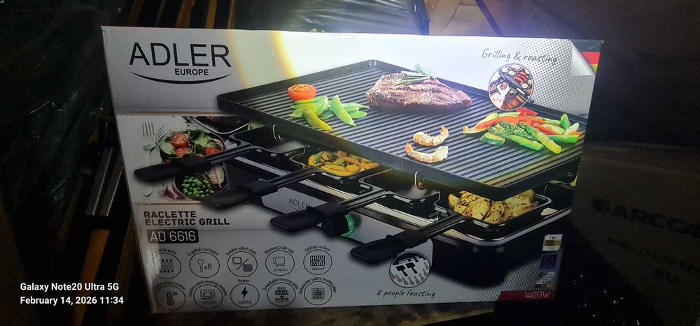 Raclette Electric Grill AD 6616 Alder
