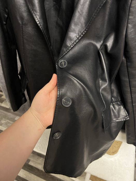 Пиджак натуральная кожа