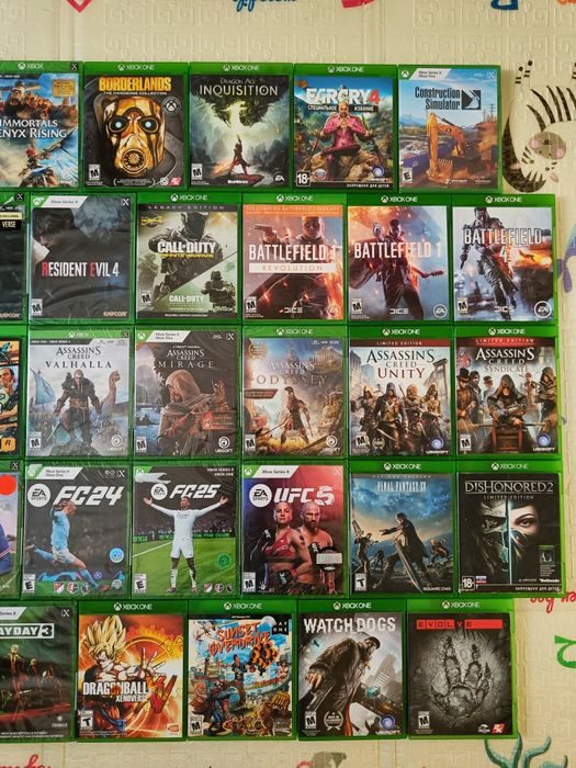 Xbox one и series x игры на дисках