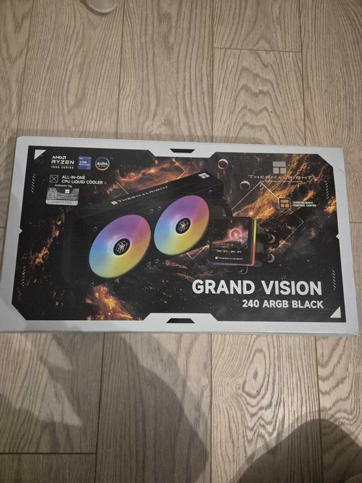 Cooler Thermalright Grand Vision 240 Black LCD - Resigilat (Ca Nou)