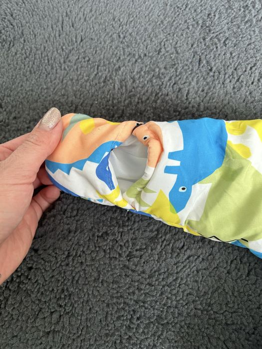 Бебешко яке с чувал и шапка Benetton