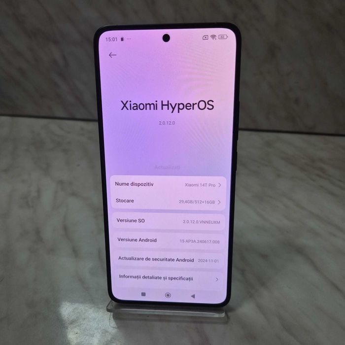 Telefon Xiaomi 14T Pro Negru sau Gri 512GB 12 RAM Zeus Amanet Rahova 35369