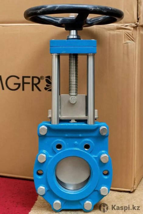 Шиберные ножевой задвижка (ручной задвижка)Ду100 диаметр