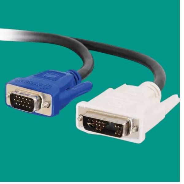 Видеошнур DVI-I / VGA кабель 1.5 метра