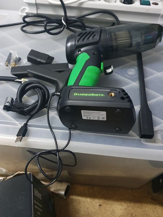 Безжична прахосмукачка с въздушен компресор