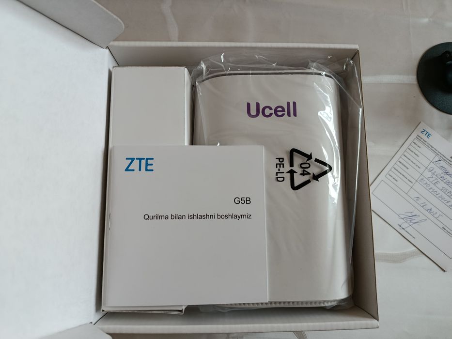Ucell 5G router ZTE 5GB