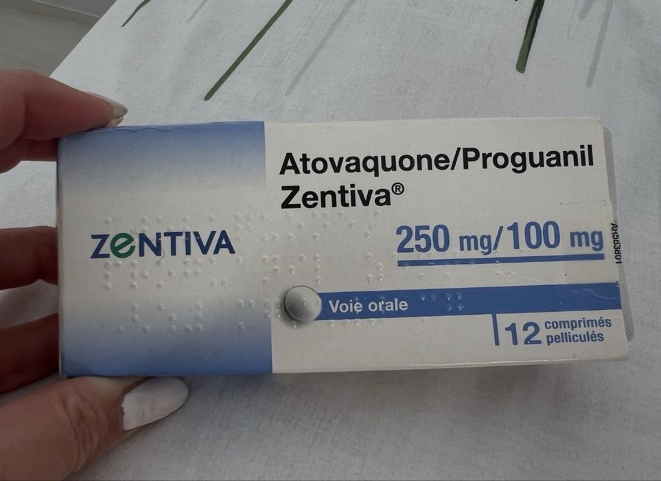 Atovaquone echivalent malarone