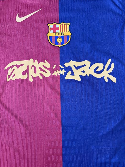 Tricou Fotbal Lamine Yamal Barcelona X Travis Scott (Players Version)