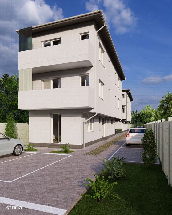 Garsoniera cu curte, bloc nou stil boutique, Popesti-Leordeni