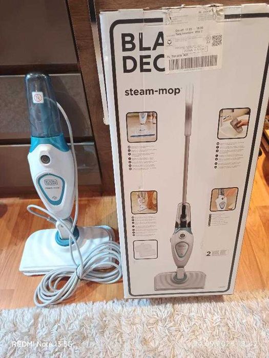 Mop cu aburi Black+Decker
