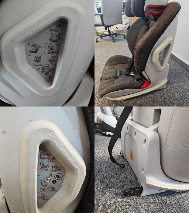 Scaun Auto ISOFIX 9-36 kg Kindercraft-negru Cocolle-rosu