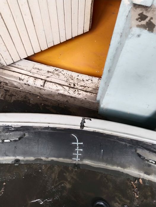 Задний бампер elantra 2013 год оригинал б.у