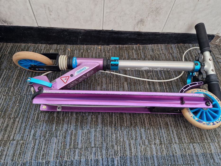 Trotineta Oxelo Scooter mid 5 purple/white