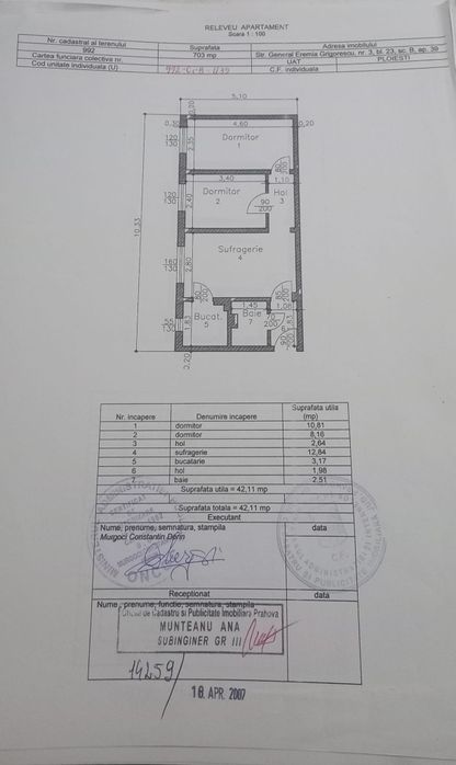 Vând/  apartament Ploiești vest 1