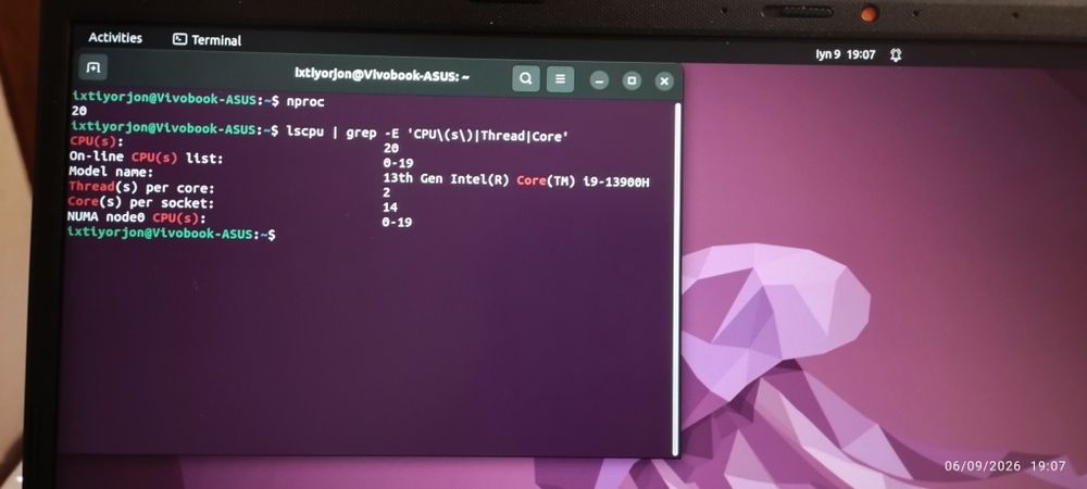 Asus Vivobook eng kuchli protsessor da