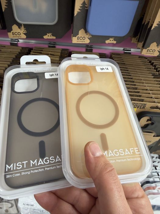 iPhone 13/14,iPhone 15/ 15 Pro,iPhone 14 Pro матиран MAGSAFE кейс