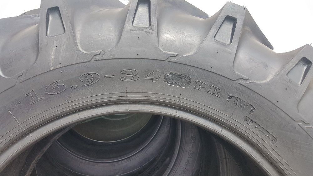 Cauciucuri noi 16.9-34 OZKA cu 10 pliuri anvelope de tractor spate
