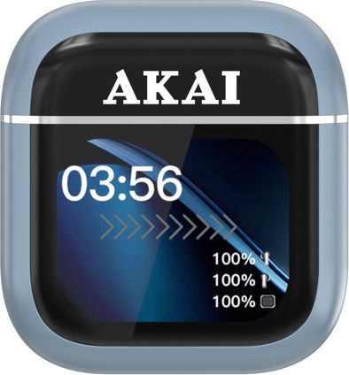 Casti In Ear Akai CASTI AUDIO AKAI BTE-J600BL AENC cu 4 microfoane