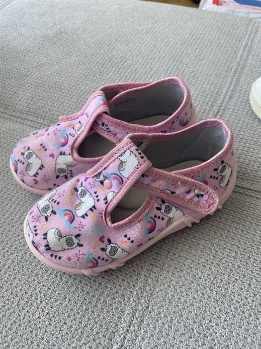 Пантофи за детска градина 25 номер със стелка естествена кожа