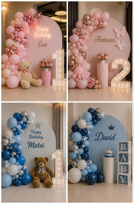 Arcade baloane evenimente – decor modern si spectaculos, botez, evenimente speciale