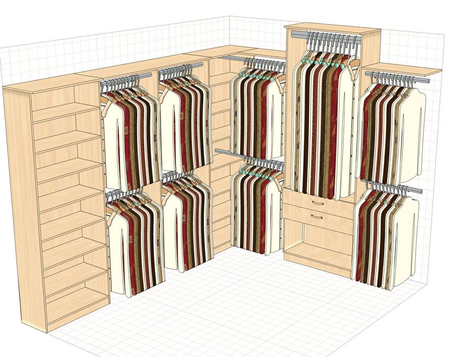 Продаётся готовая гардеробная