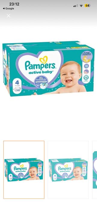 Vand pampers active baby 4