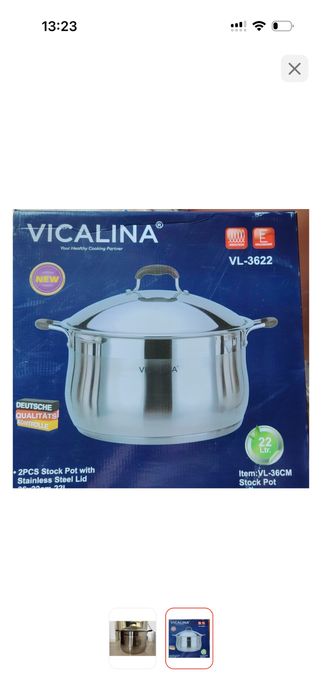 Кастрюля  vicalina 22 литра