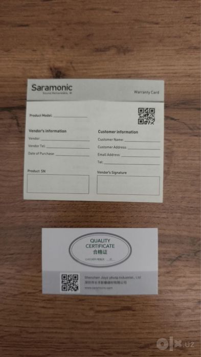 Продается микрофон петличка Saramonic